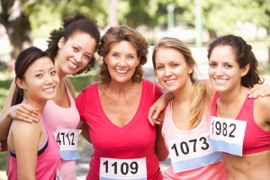 women running group