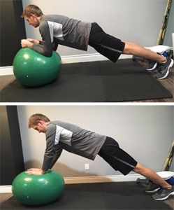 tricep press and push up