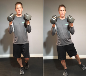 weighted balance exercise