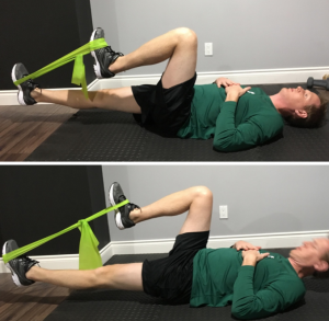 banded bicycle exercise